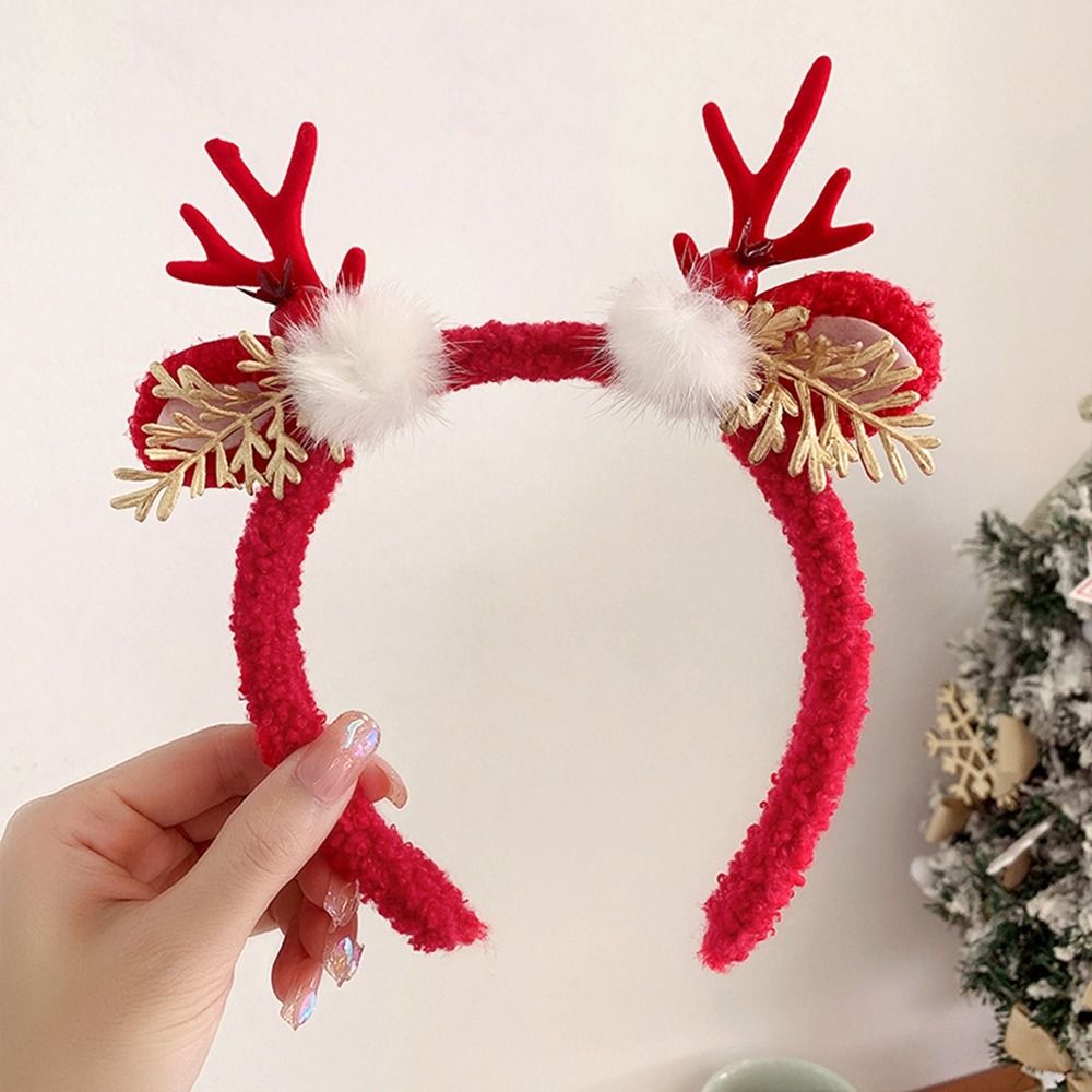 Reindeer Antlers Headband - Funny Christmas Decoration Christmas Headband Elf