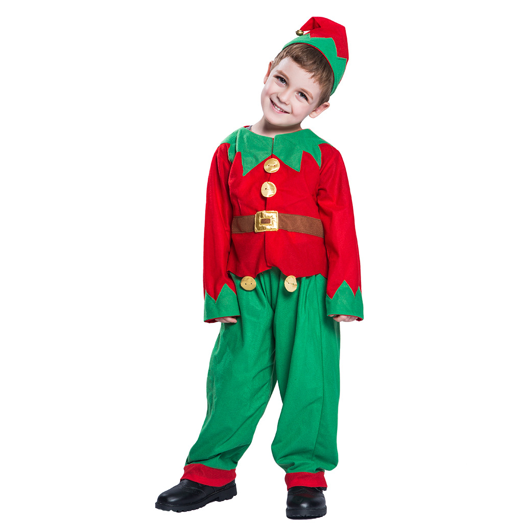 Elf Costume Christmas - New Cute Kids' Christmas Elf Costume