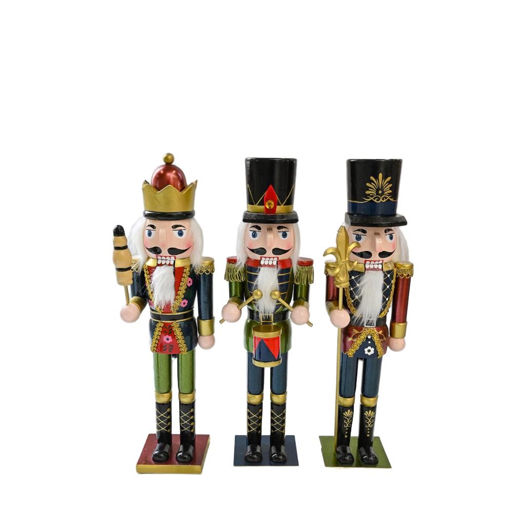 Handmade 18/30cm Wooden Nutcra - Nutcracker Figurine avaliação e preço
