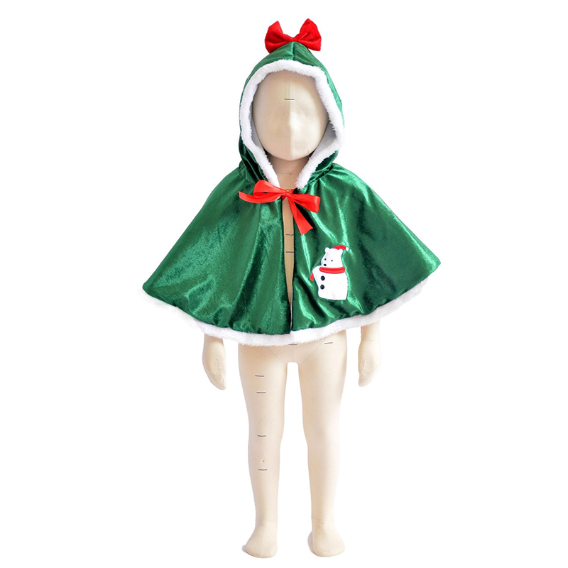 Green Elf Christmas Hooded Pon - Elf Costume Christmas avaliação e preço