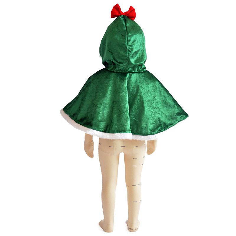 Green Elf Christmas Hooded Pon - Elf Costume Christmas avaliação e preço