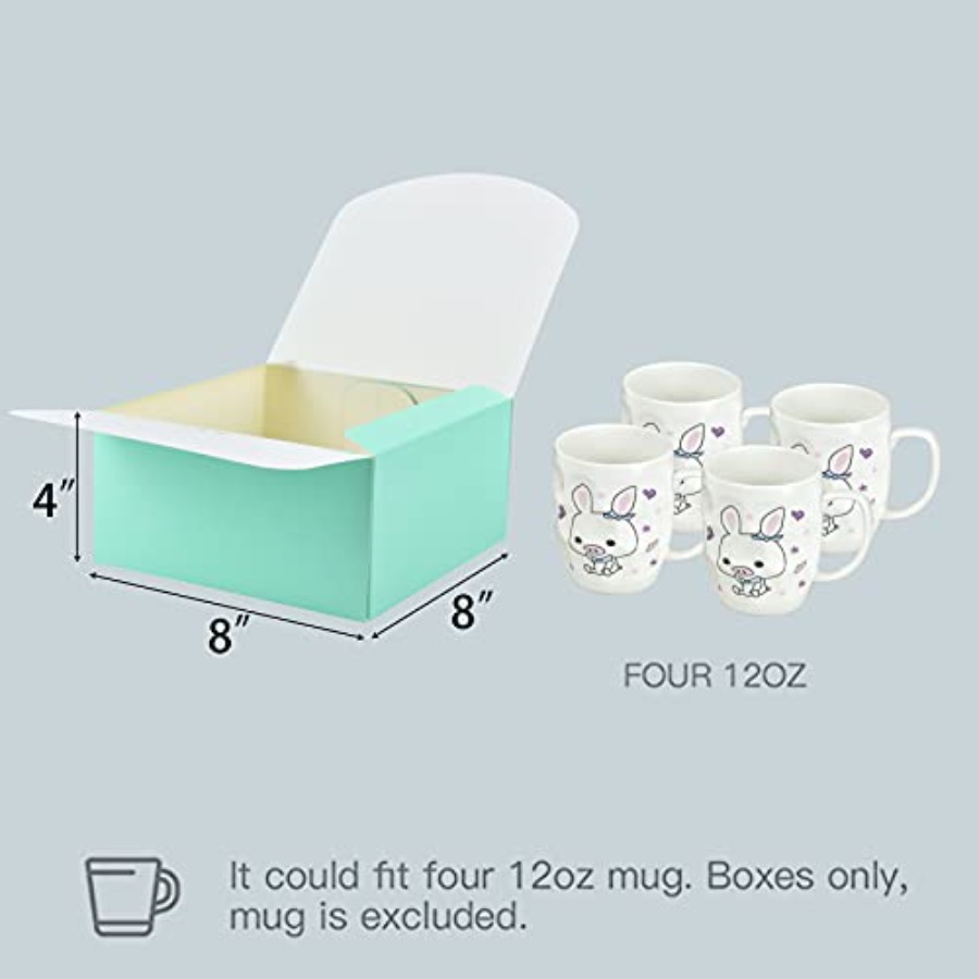 12 Sets Turquoise Green Gift B - Gift Box Wrap Set avaliação e preço