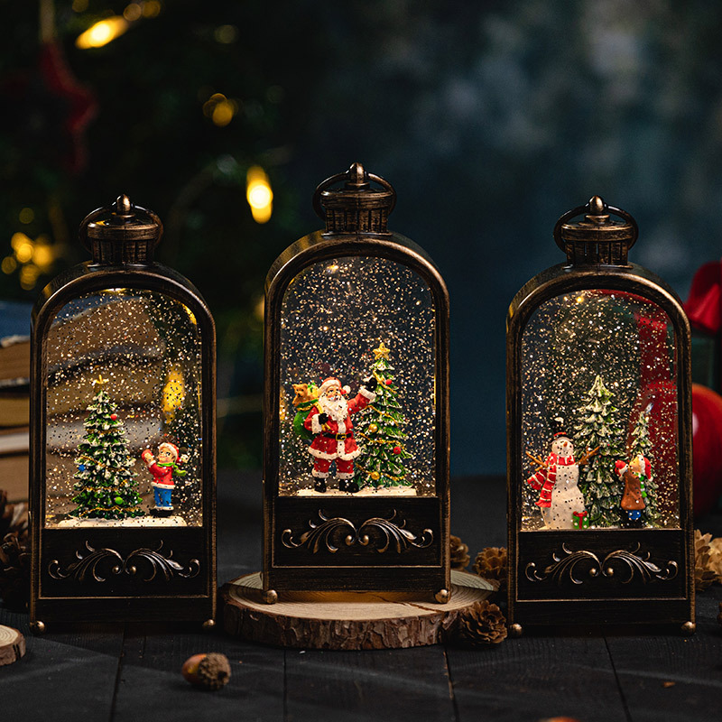 Christmas Decorations Wind Lan - Snow Globe Musical avaliação e preço