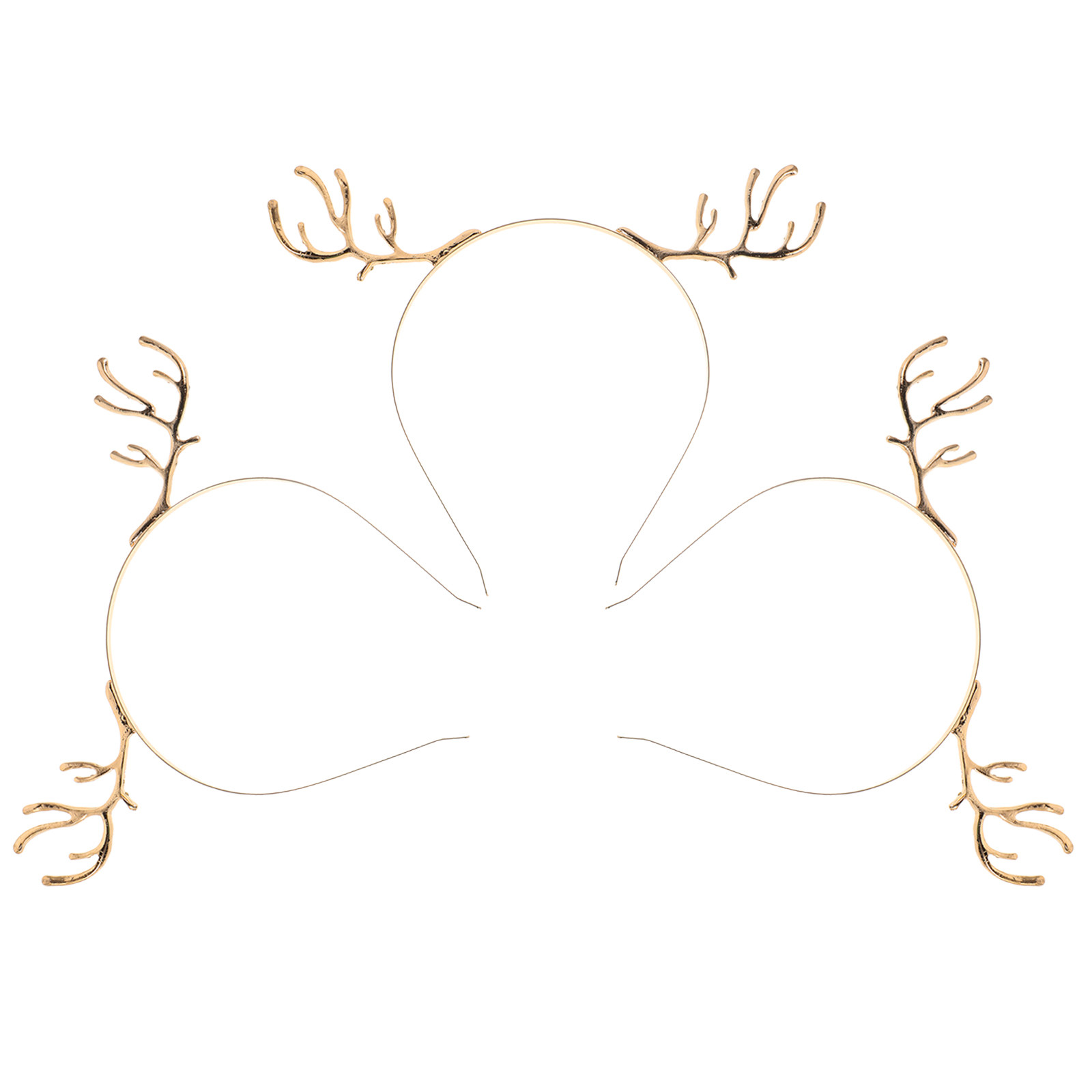 3Pcs Cute Reindeer Antler Head - Reindeer Antlers Headband avaliação e preço