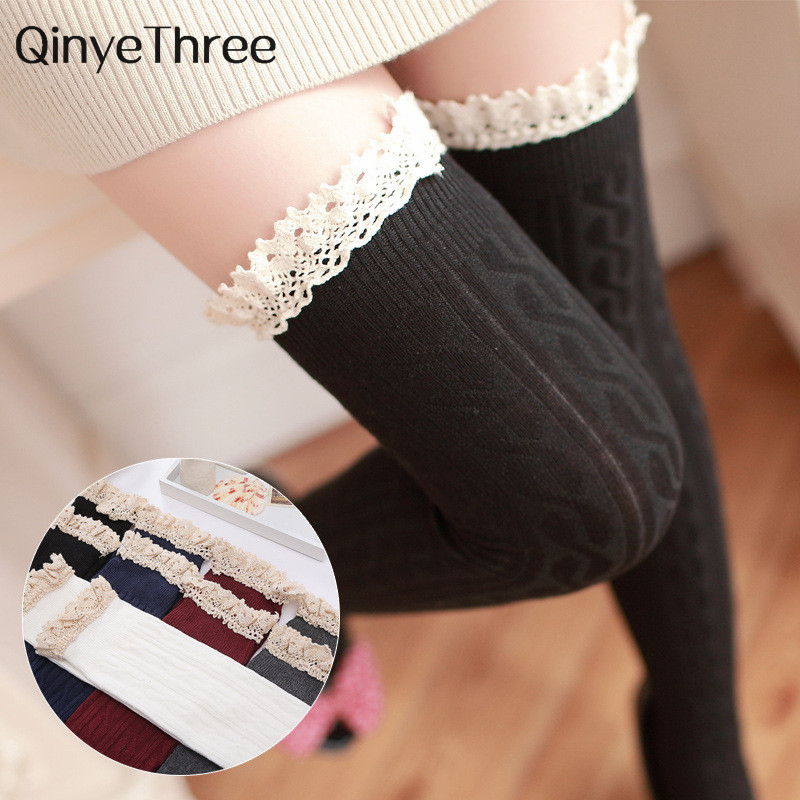 Chic Thigh High Girls Lace Dec - Christmas Stocking Hanging avaliação e preço