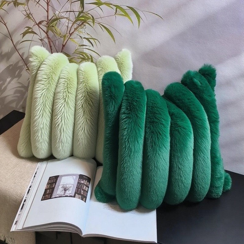 Christmas green imitation rabb - Christmas Throw Blanket avaliação e preço