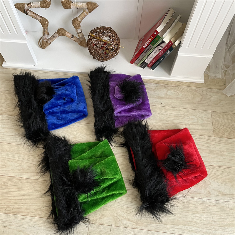 Plush Santa Claus Hat for Chil - Santa Hat Plush avaliação e preço