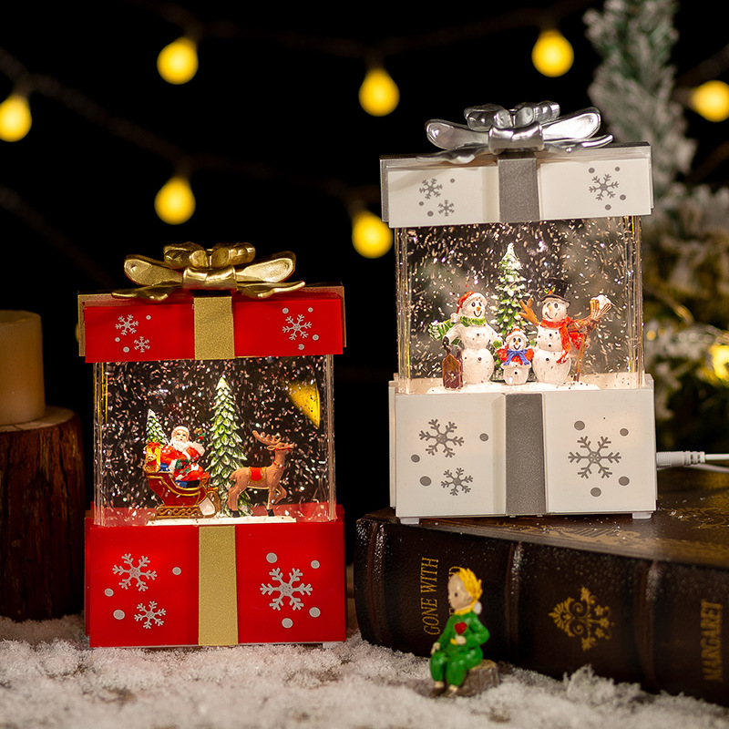 Automatic Snow Globe Music Box - Snow Globe Musical avaliação e preço
