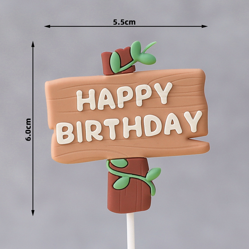Woodland Cartoon Animal Cake D - Star Tree Topper avaliação e preço