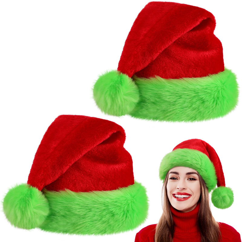 1pc, Santa Claus hat Christmas - Santa Hat Plush avaliação e preço