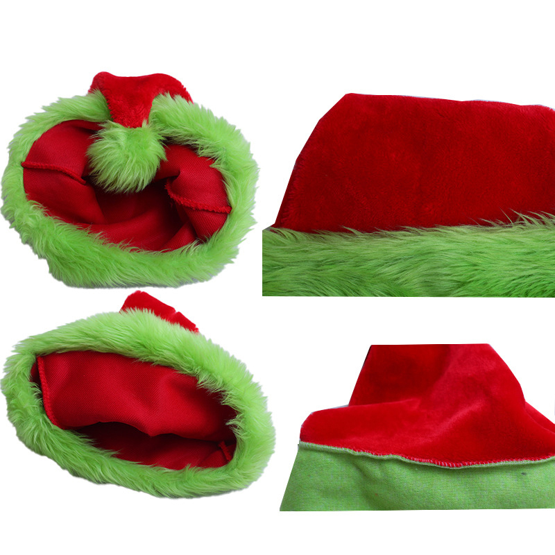 1pc, Santa Claus hat Christmas - Santa Hat Plush avaliação e preço
