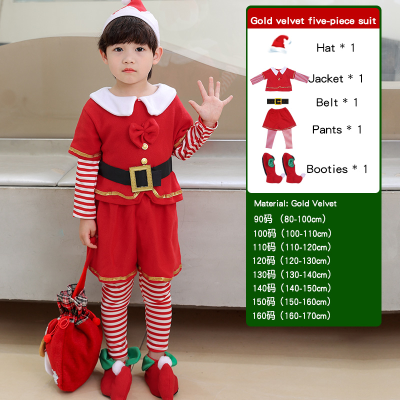 Children's Christmas Elf Set - - Elf Costume Christmas avaliação e preço