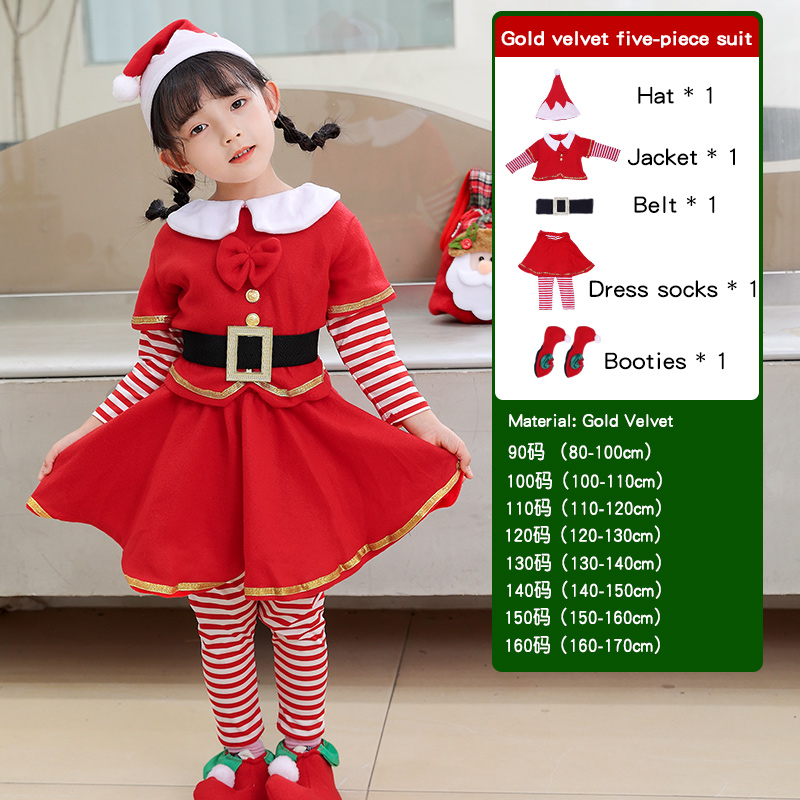 Children's Christmas Elf Set - - Elf Costume Christmas avaliação e preço