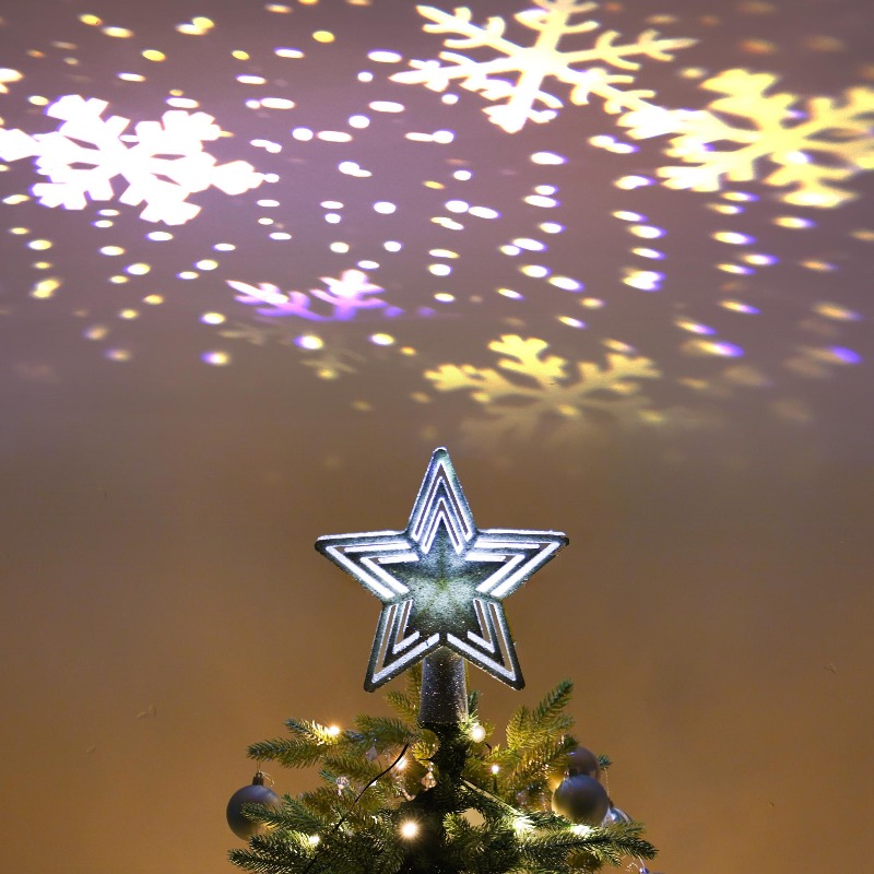 LED Projection Tree Topper Sta - Star Tree Topper avaliação e preço