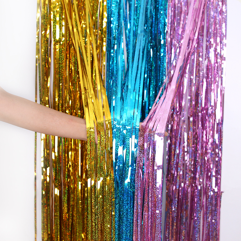 2M Glitter Pink Metallic Foil  - Tinsel Garland Decoration avaliação e preço