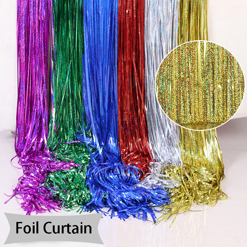 2M Glitter Pink Metallic Foil  - Tinsel Garland Decoration avaliação e preço