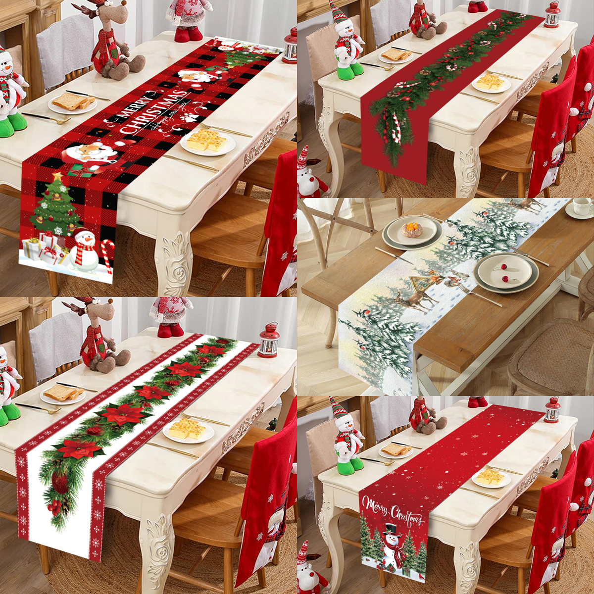 Christmas Table Runner Merry C - Christmas Table Runner avaliação e preço
