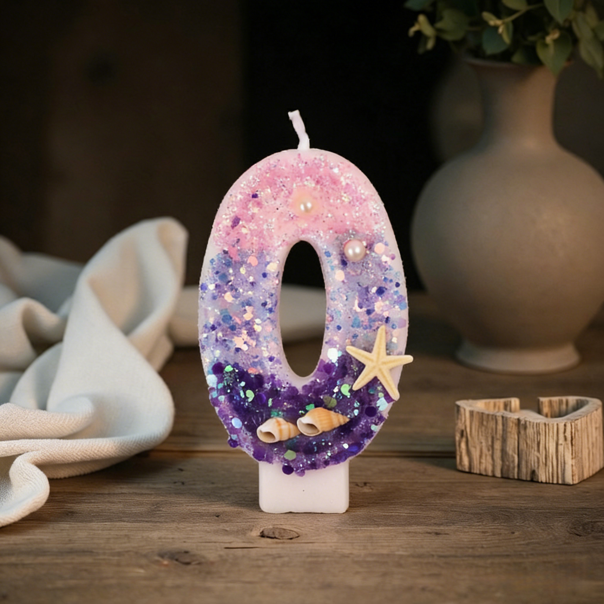 Three Color Gradient Mermaid 0 - Holiday Candle Set avaliação e preço