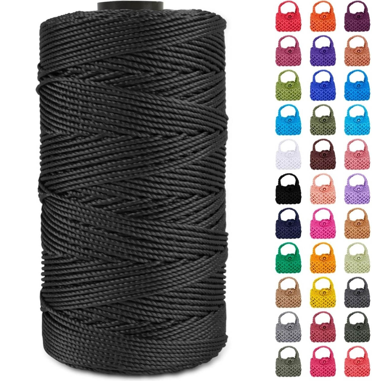 1Pcs 200m Crochet Yarn DIY Cra - Santa Hat Plush avaliação e preço