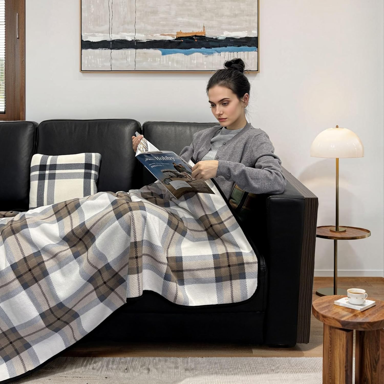 Wearable Blanket Throw Plush F - Christmas Throw Blanket avaliação e preço