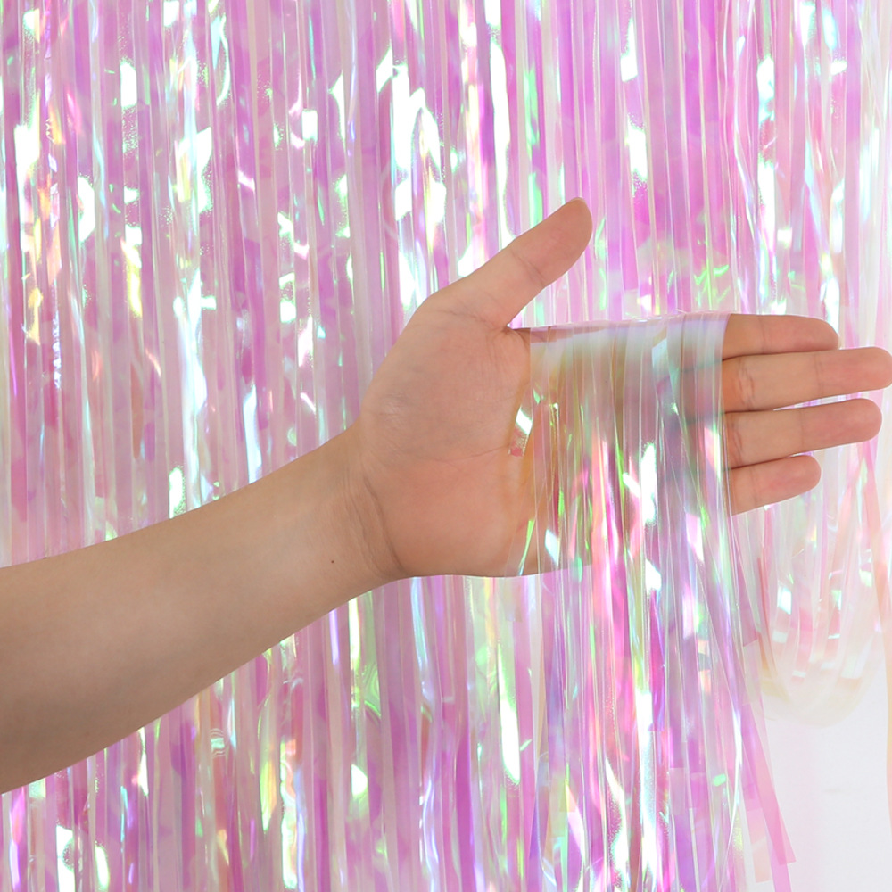 2M 3M Party Backdrop Curtains  - Tinsel Garland Decoration avaliação e preço