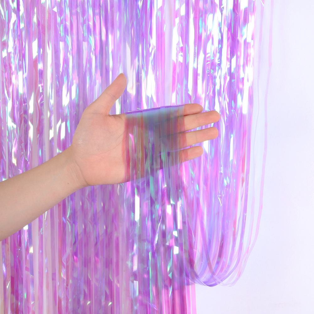 2M 3M Party Backdrop Curtains  - Tinsel Garland Decoration avaliação e preço