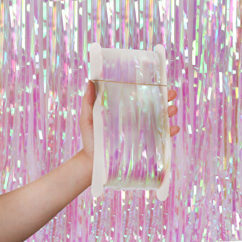 2M 3M Party Backdrop Curtains  - Tinsel Garland Decoration avaliação e preço