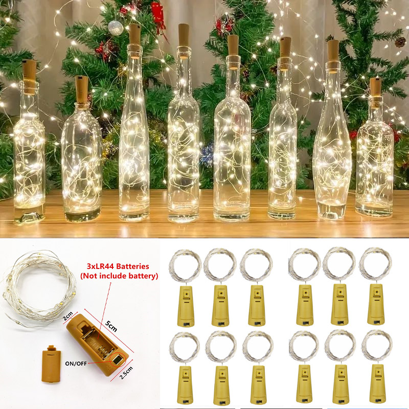 6pcs 20led Wine Bottle with Co - Led Fairy String Lights avaliação e preço