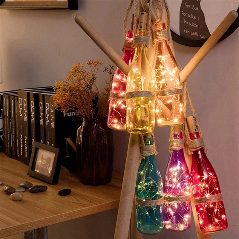 6pcs 20led Wine Bottle with Co - Led Fairy String Lights avaliação e preço