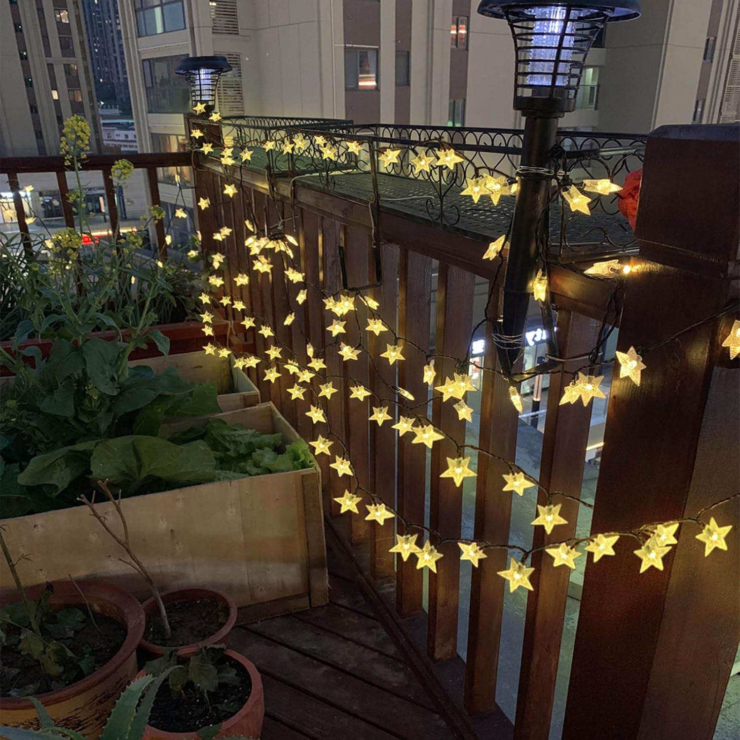 50ft 120 LED Solar Star Fairy  - Led Fairy String Lights avaliação e preço