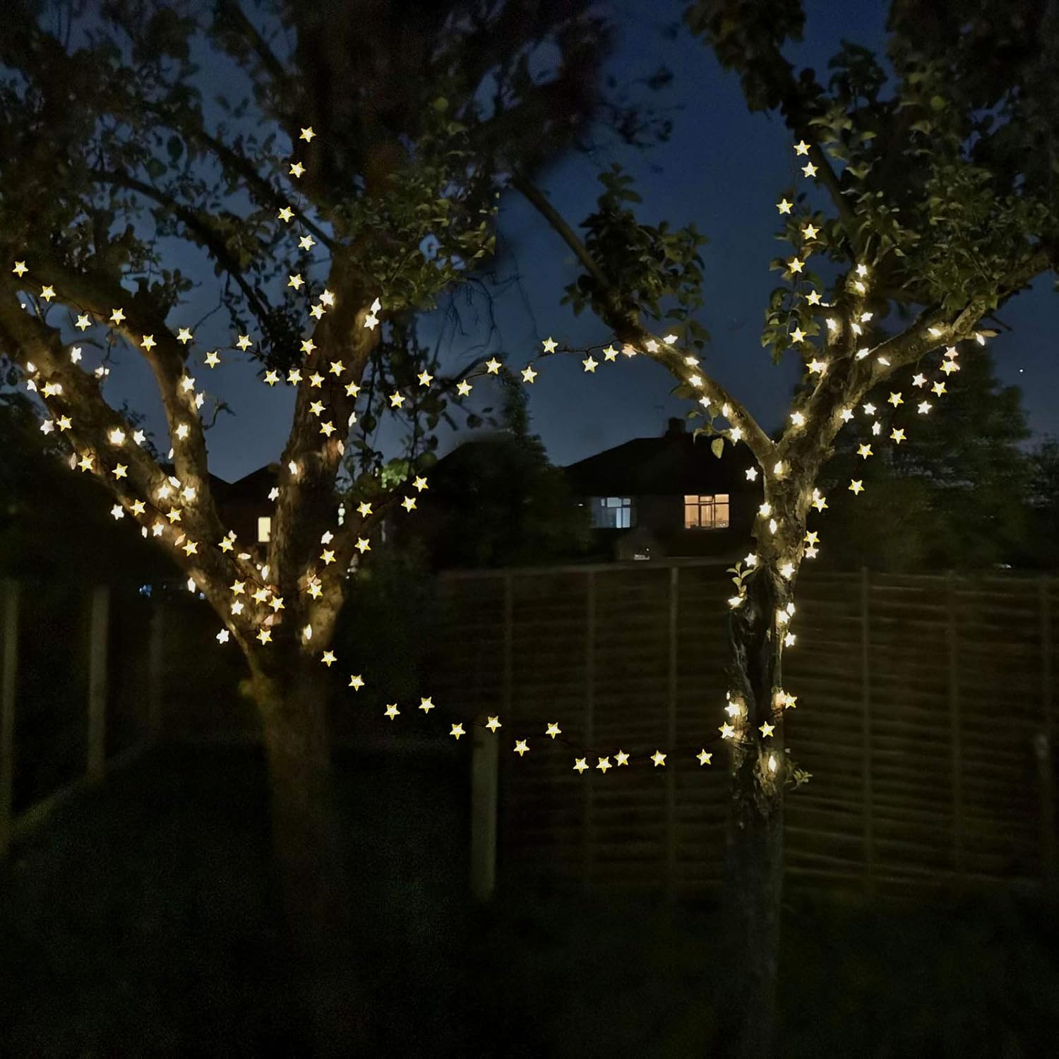 50ft 120 LED Solar Star Fairy  - Led Fairy String Lights avaliação e preço