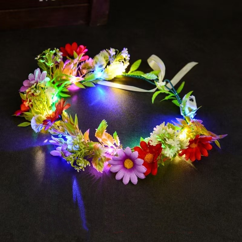 Luminous Floral Wreath LED Flo - Led Fairy String Lights avaliação e preço
