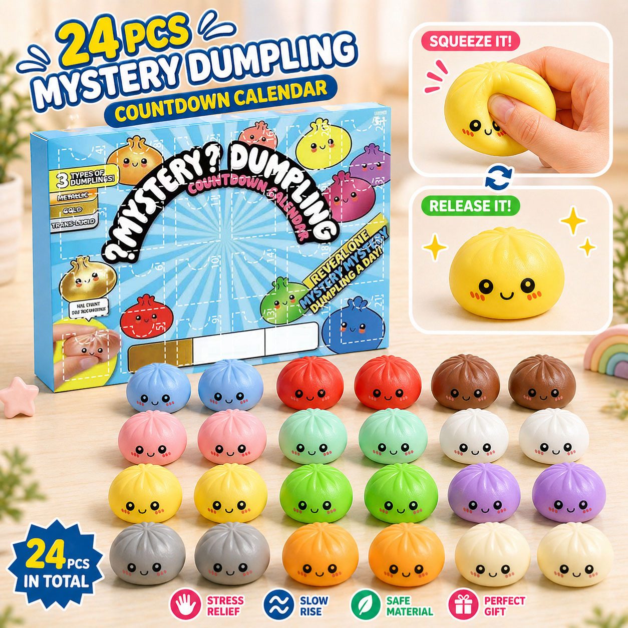 New 24pc Surprise Dumplings My - Advent Calendar Gift avaliação e preço