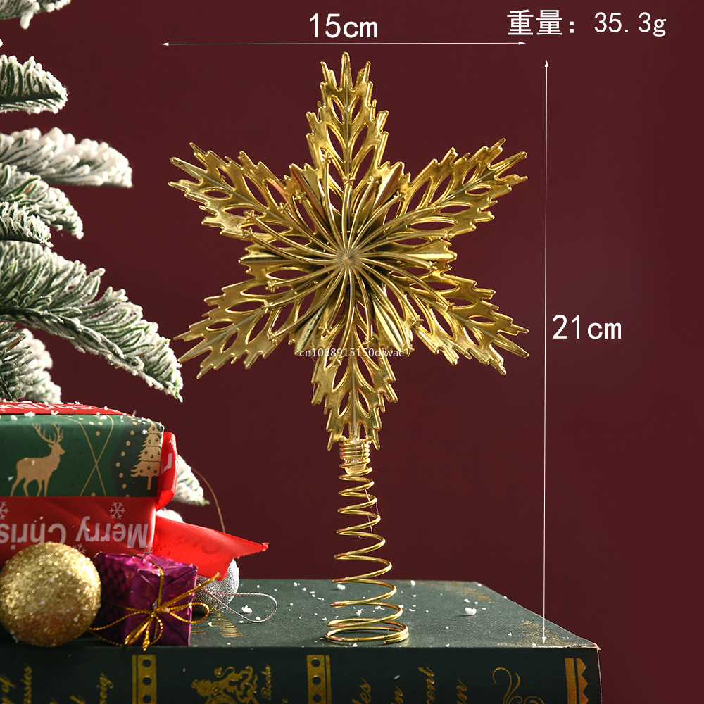 1pc Christmas Tree Topper Chri - Star Tree Topper avaliação e preço