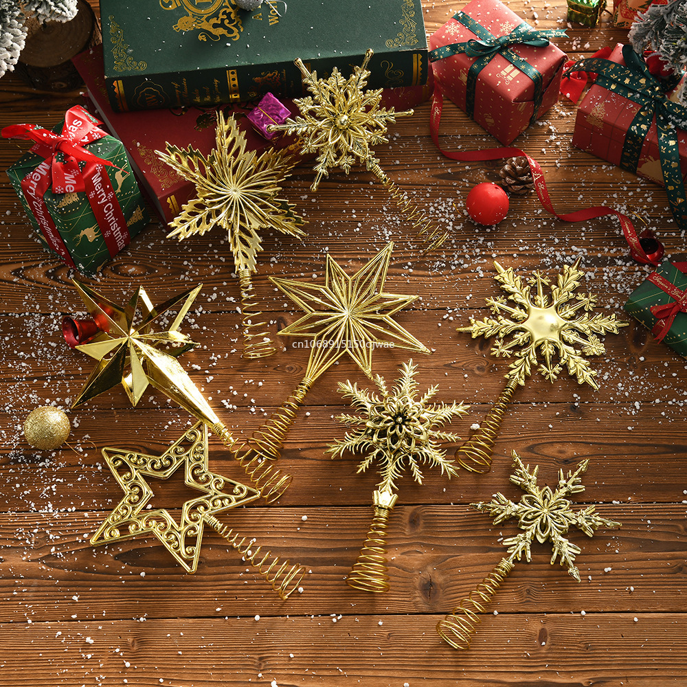 1pc Christmas Tree Topper Chri - Star Tree Topper avaliação e preço