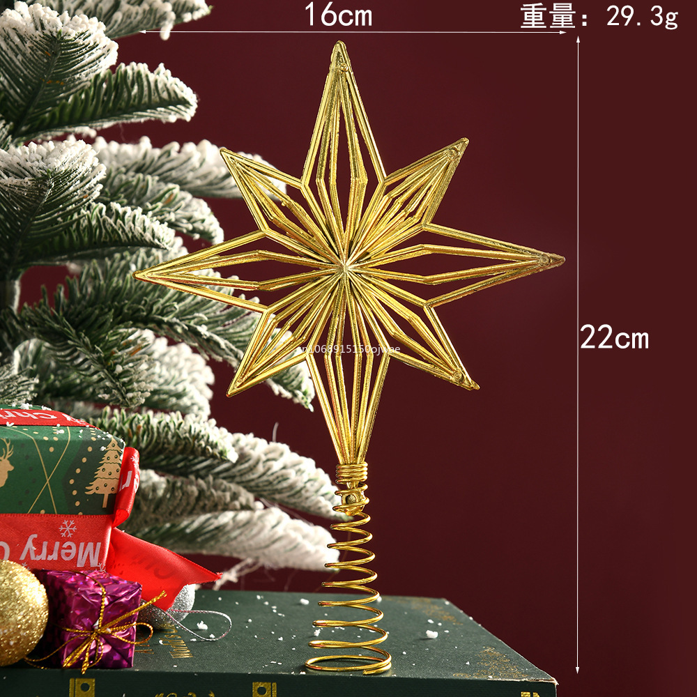 1pc Christmas Tree Topper Chri - Star Tree Topper avaliação e preço