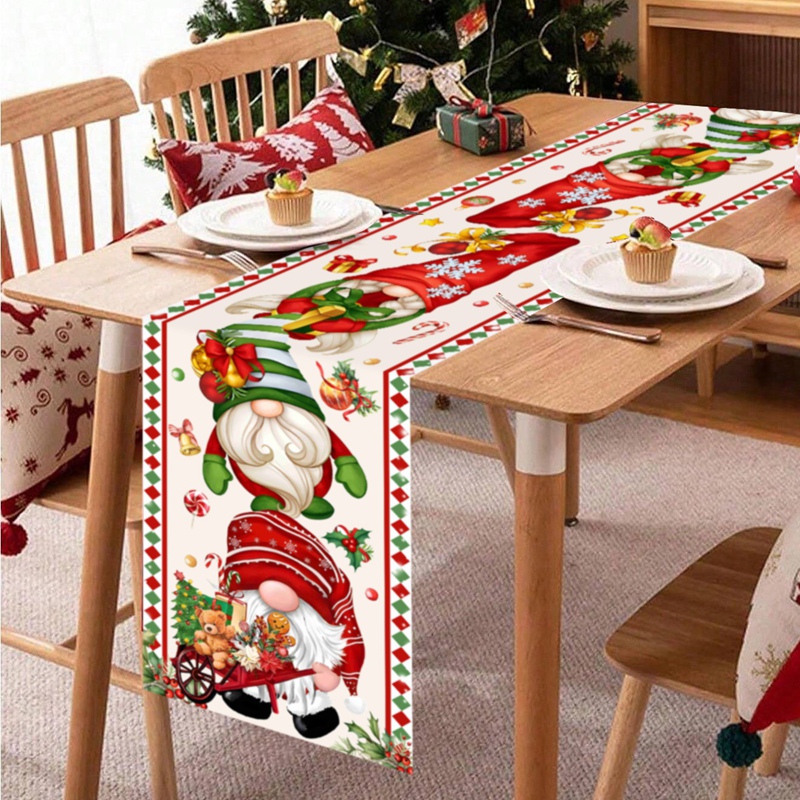 Christmas Table Runner Faceles - Christmas Table Runner avaliação e preço