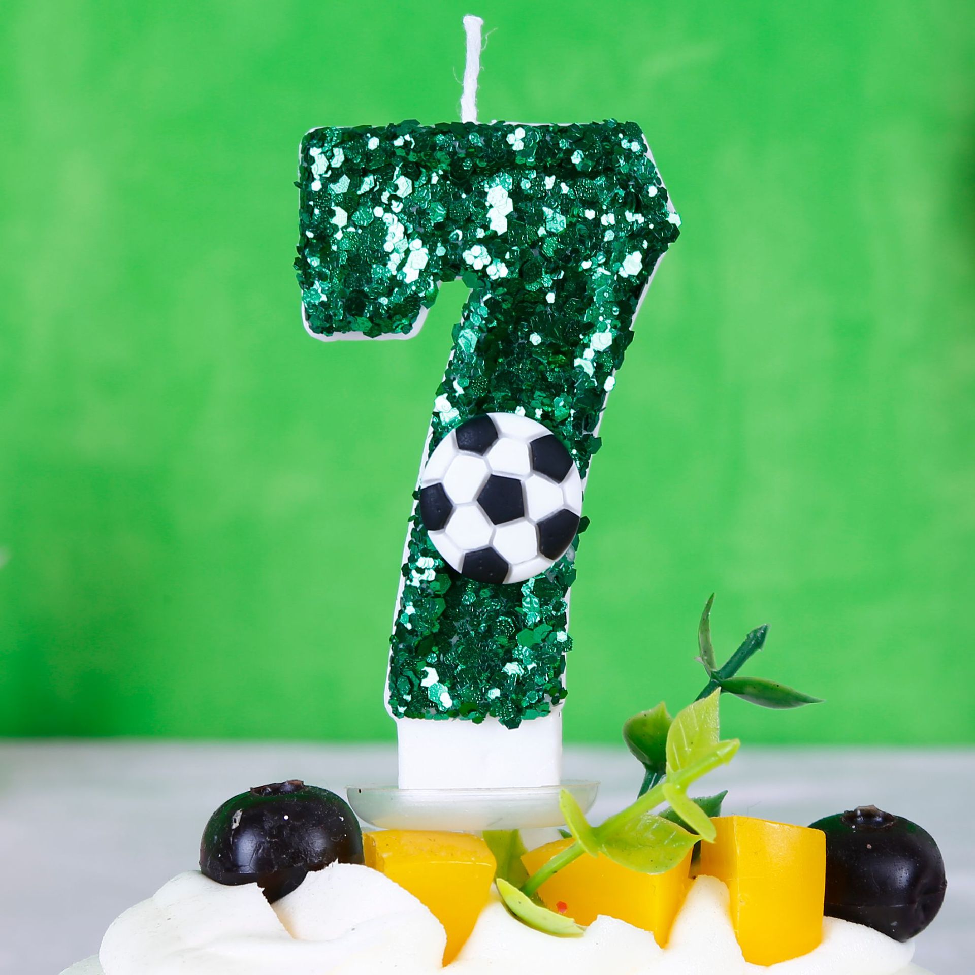 Boy Series 3D Green Football B - Holiday Candle Set avaliação e preço