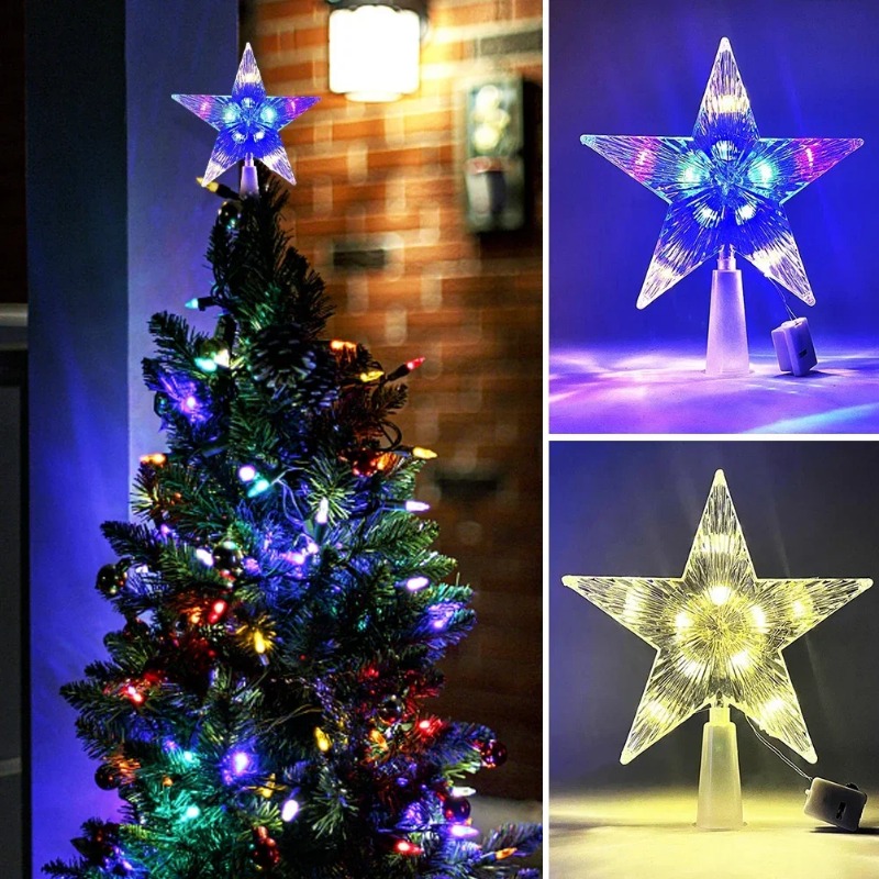 Glowing Christmas 15cm Tree To - Star Tree Topper avaliação e preço