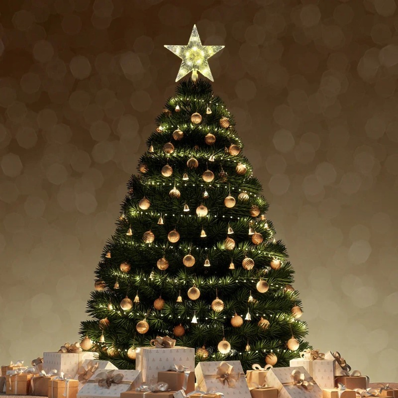 Glowing Christmas 15cm Tree To - Star Tree Topper avaliação e preço