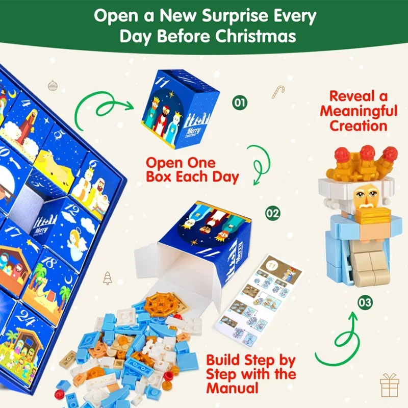 DIY Christmas Advent Calendar  - Advent Calendar Gift avaliação e preço