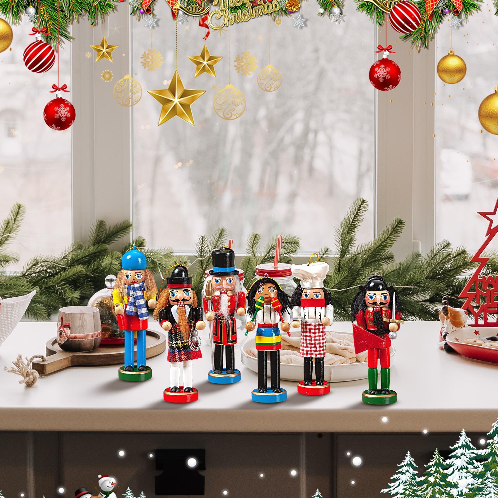 Nutcracker Christmas Decor 6 P - Nutcracker Figurine avaliação e preço