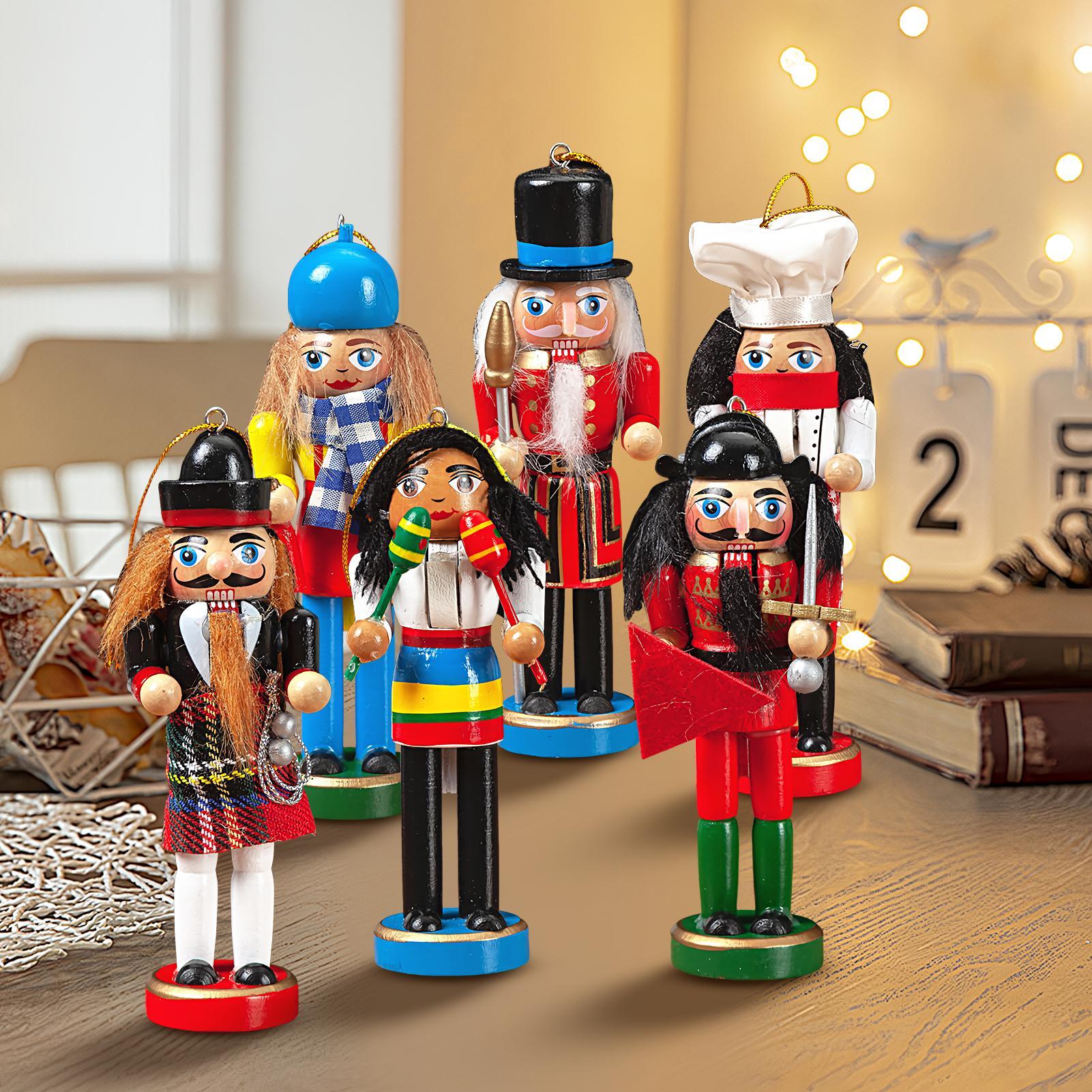 Nutcracker Christmas Decor 6 P - Nutcracker Figurine avaliação e preço