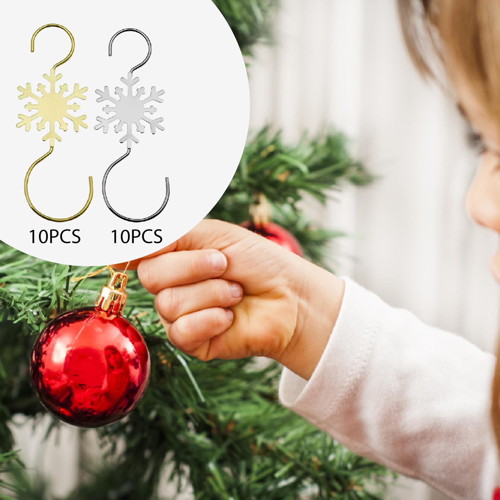 10Pcs Christmas Ornament Hooks - Christmas Stocking Hanging avaliação e preço