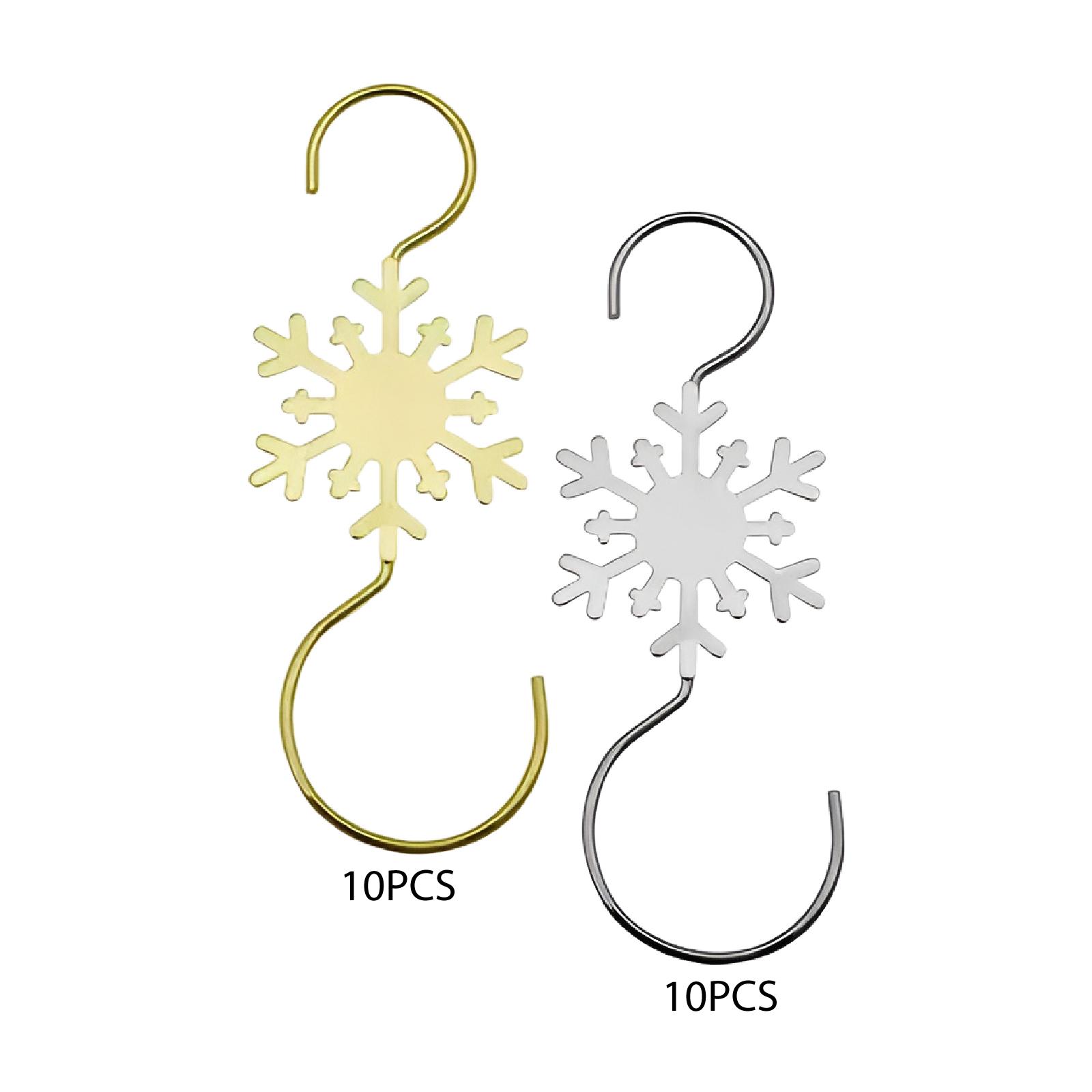 10Pcs Christmas Ornament Hooks - Christmas Stocking Hanging avaliação e preço