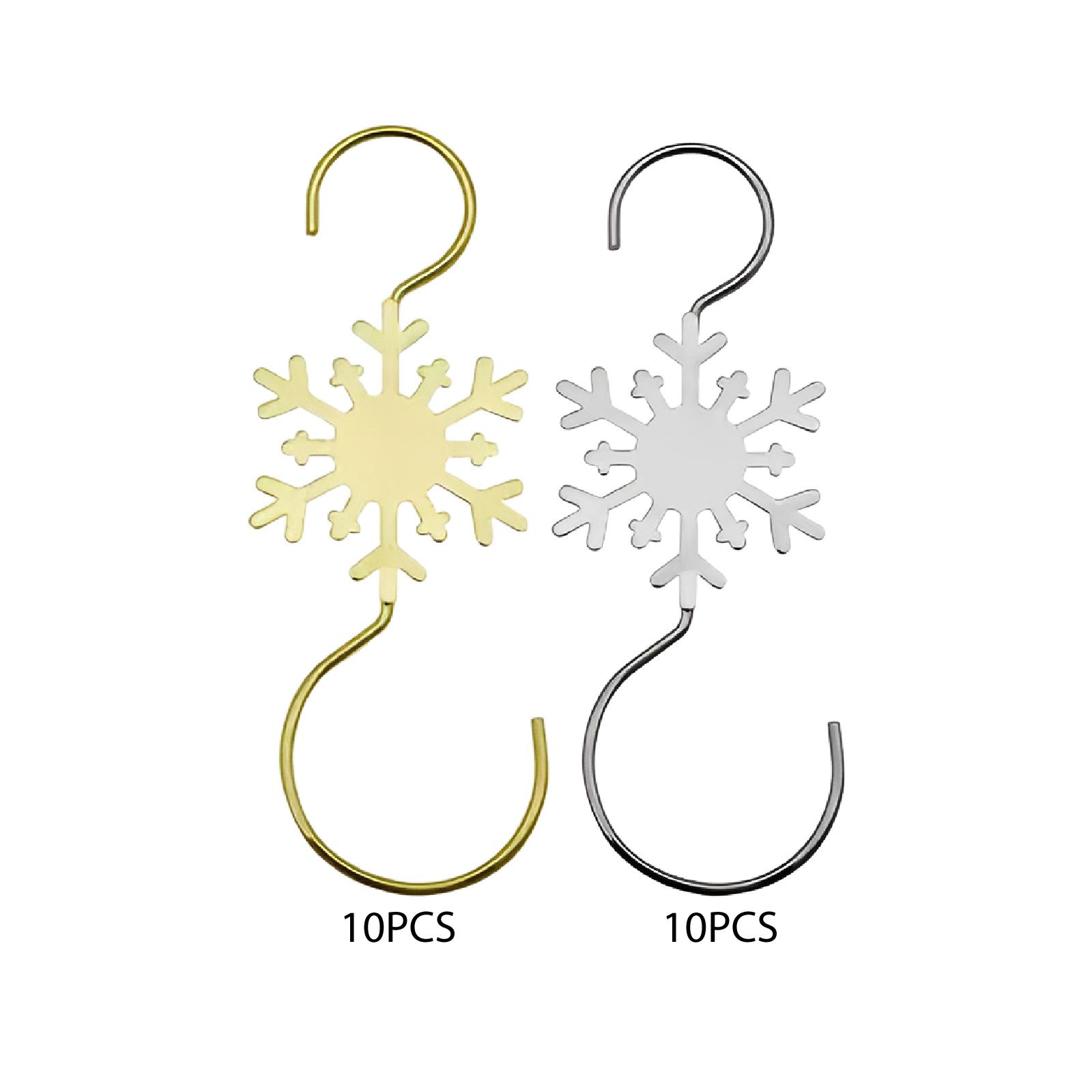 10Pcs Christmas Ornament Hooks - Christmas Stocking Hanging avaliação e preço