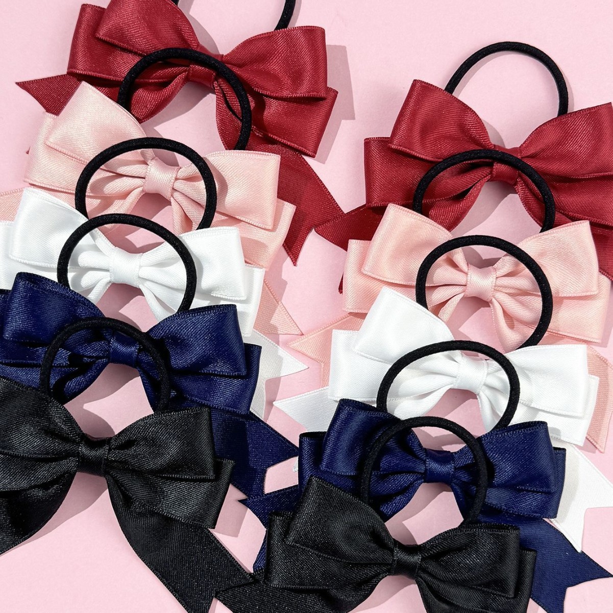 2 Pieces of Bow Hair Ties, Swe - Ribbon Bow Gift avaliação e preço