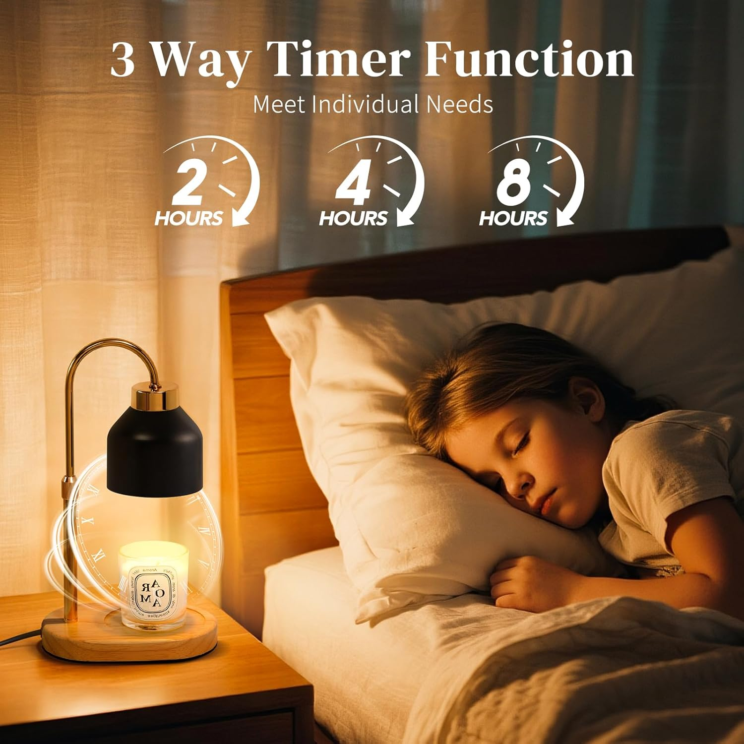 Black Candle Warmer Lamp with  - Holiday Candle Set avaliação e preço