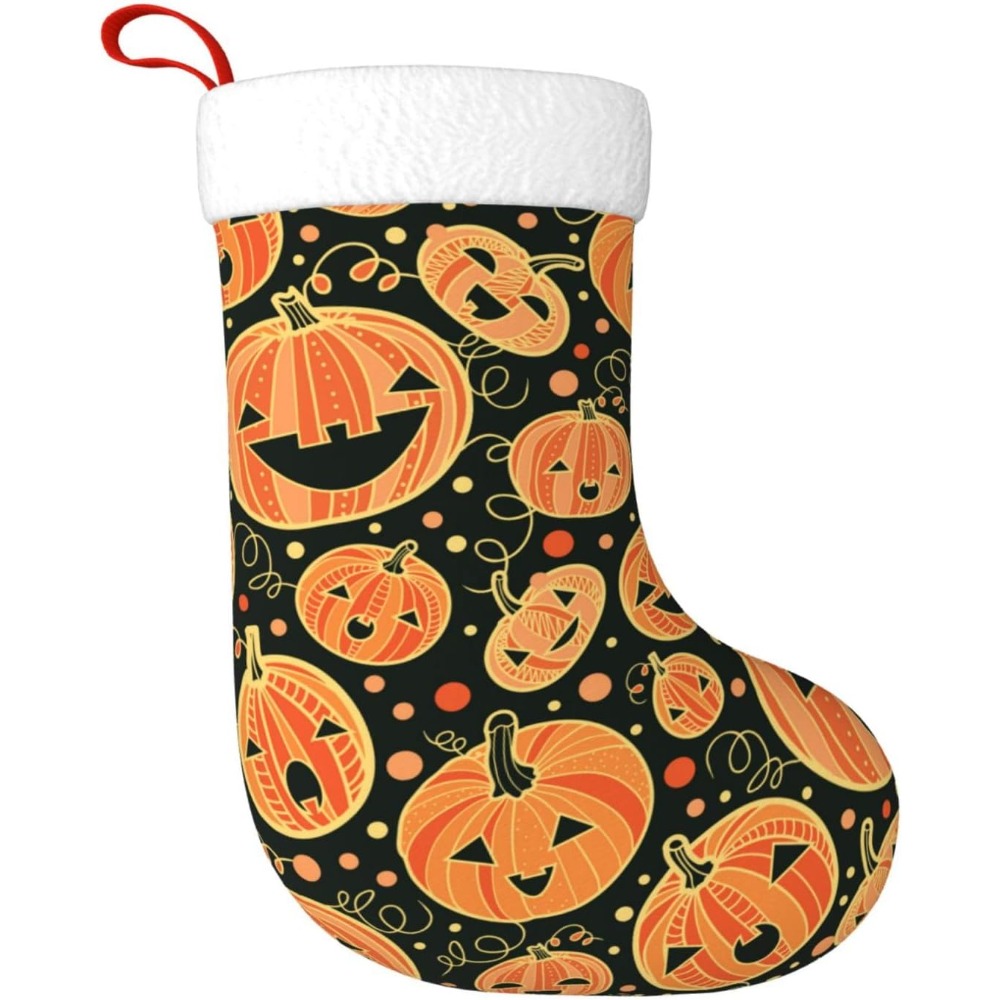 Halloween Pumpkin Christmas St - Christmas Stocking Hanging avaliação e preço