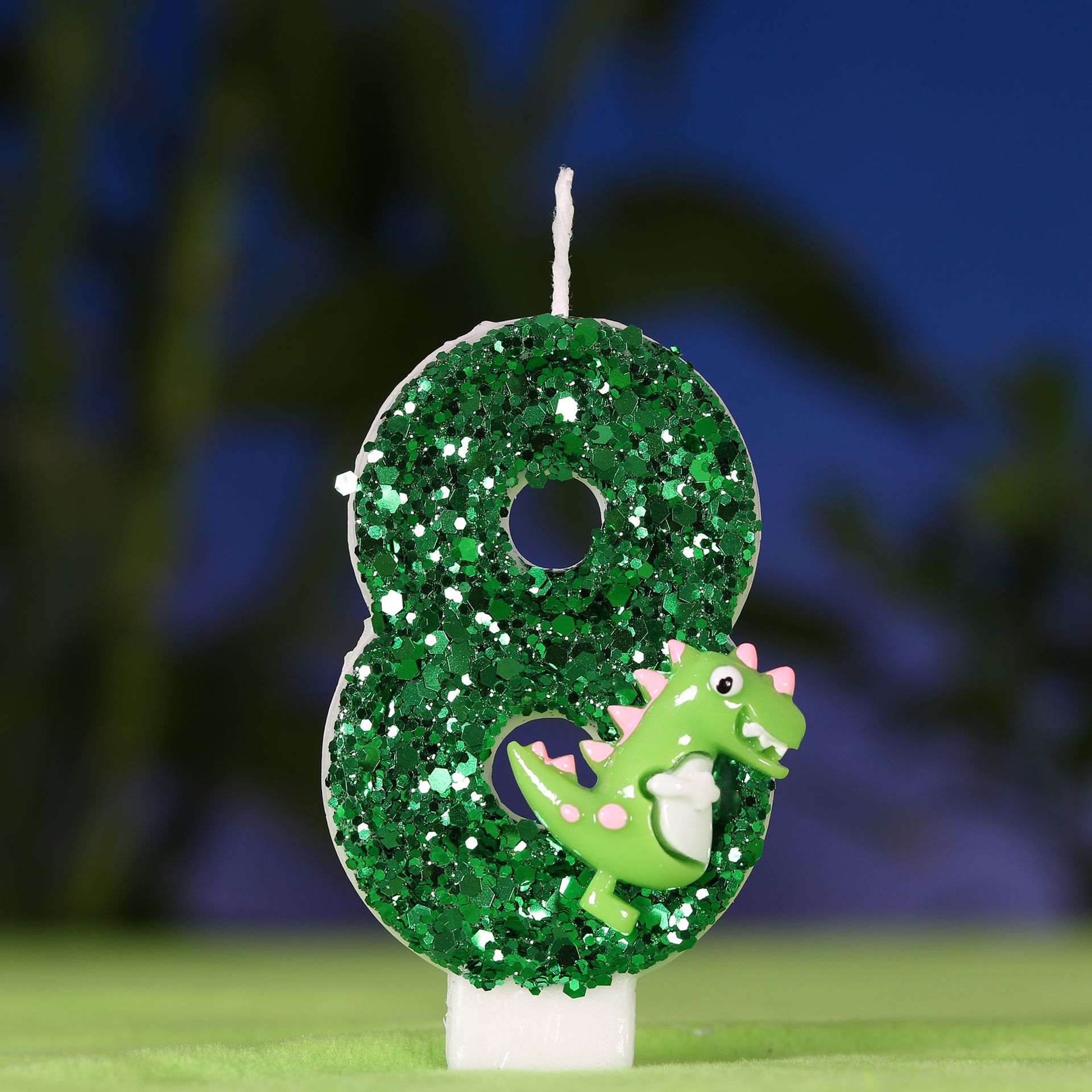Cartoon Dinosaur Digital Birth - Holiday Candle Set avaliação e preço